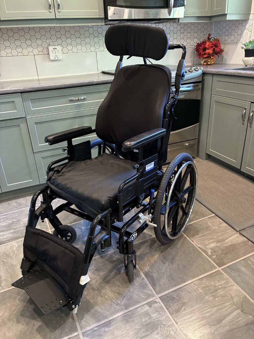 Align Health Wheelchair with Headrest