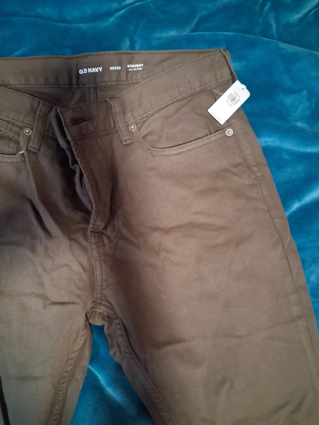Old Navy Straight Built-In Flex Pants 33x32 - photo 2