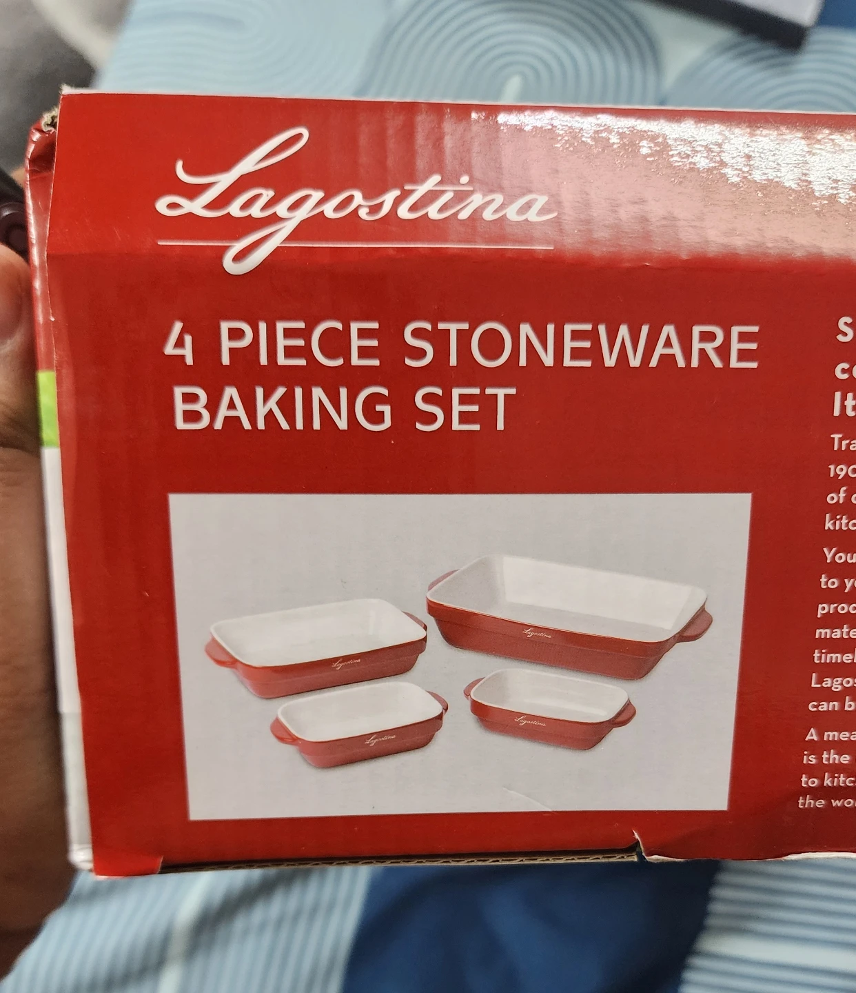 Lagostina 4 Piece Stoneware Baking Set - photo 2