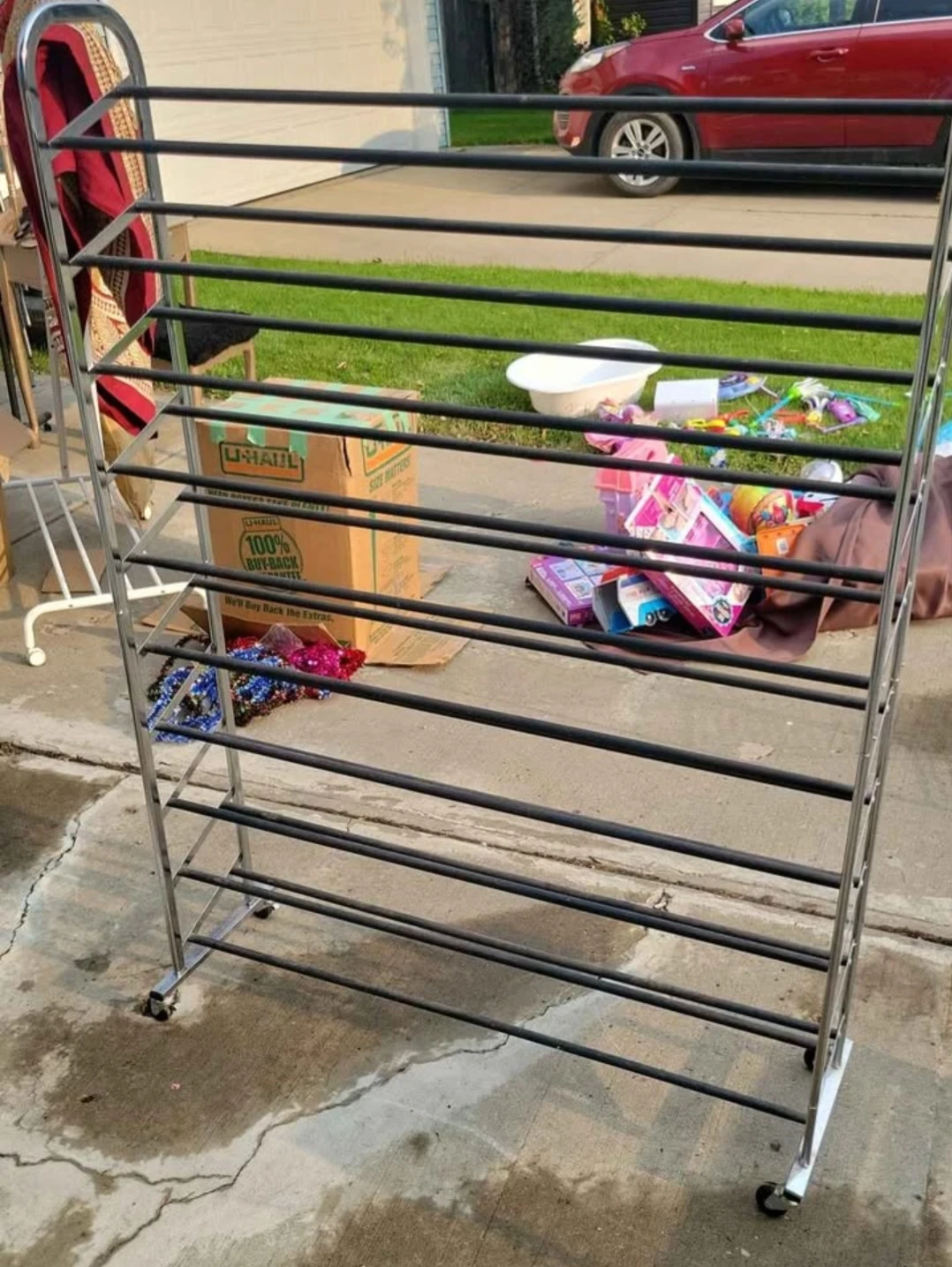 Rolling Shoe Rack