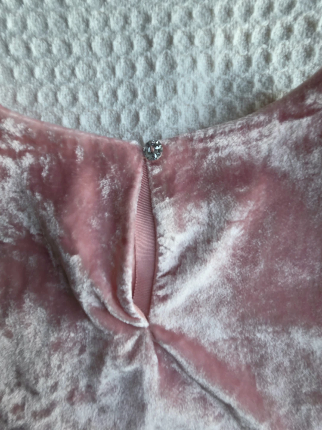 Gymboree Girls Pink Velvet Crop Top Size S (5-6) NWOT - photo 3