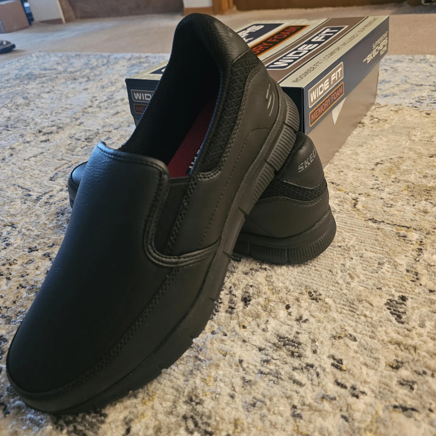 Skechers Work Memory Foam Slip-On Shoes - photo 2