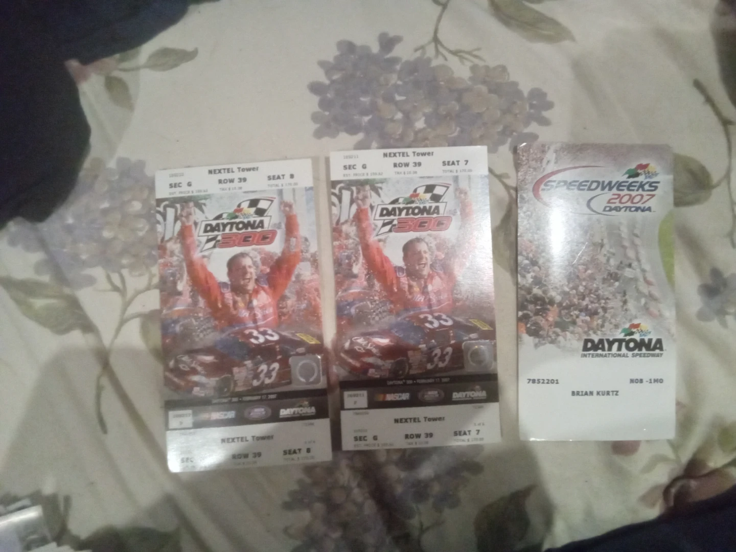 Daytona 500 Speedweeks 2007 Tickets