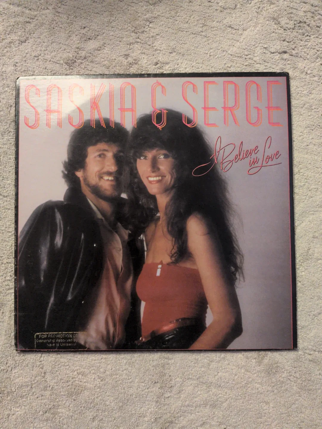 Saskia & Serge I Believe In Love Vinyl Record