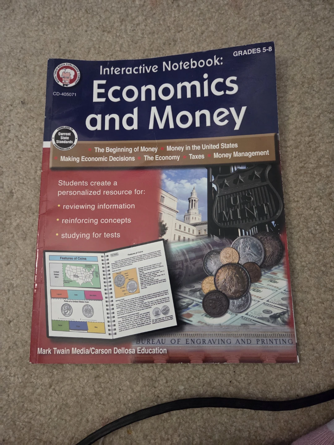 Interactive Notebook: Economics and Money Grades 5-8