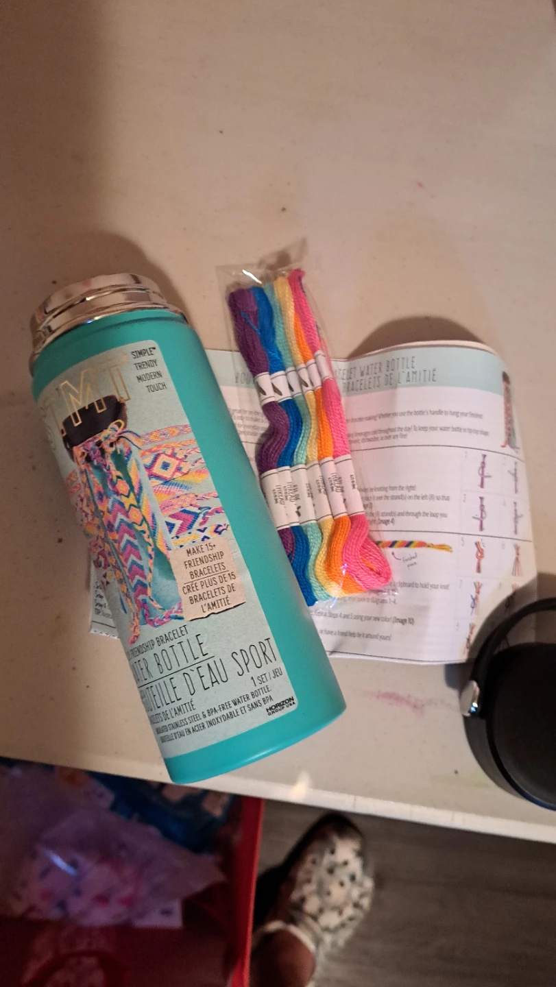 Horizon Group USA DIY Friendship Bracelet Water Bottle - photo 3