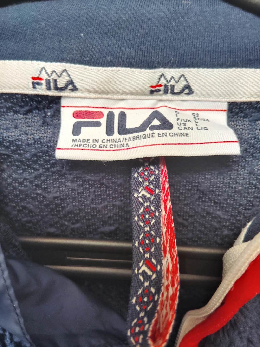 Fila Mountain Logo Sherpa Fleece Anorak Pullover - photo 3