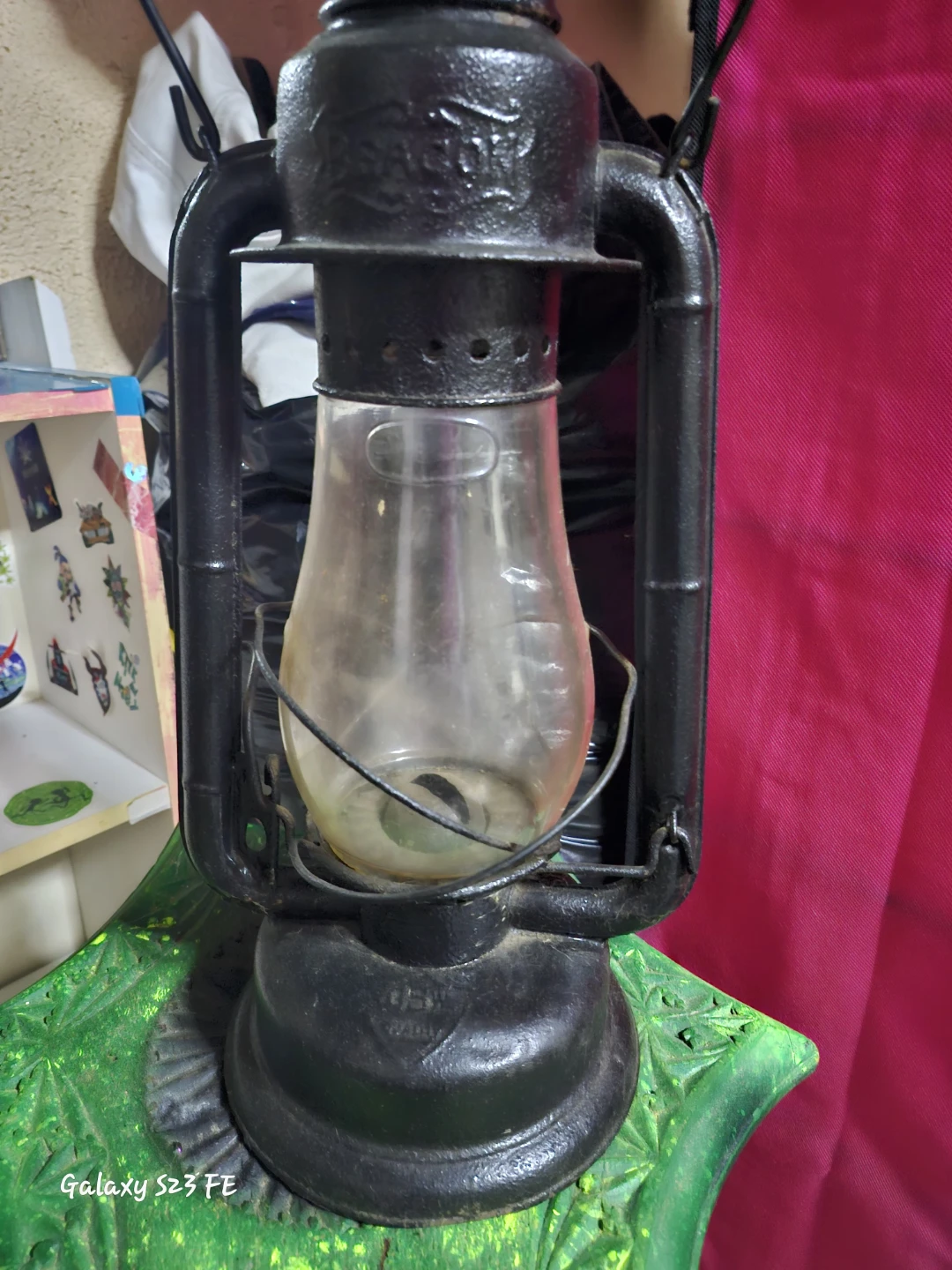 Vintage Black Oil Lantern