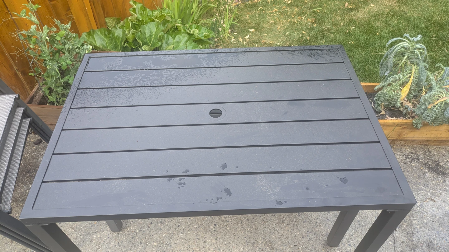 Outside dinning table