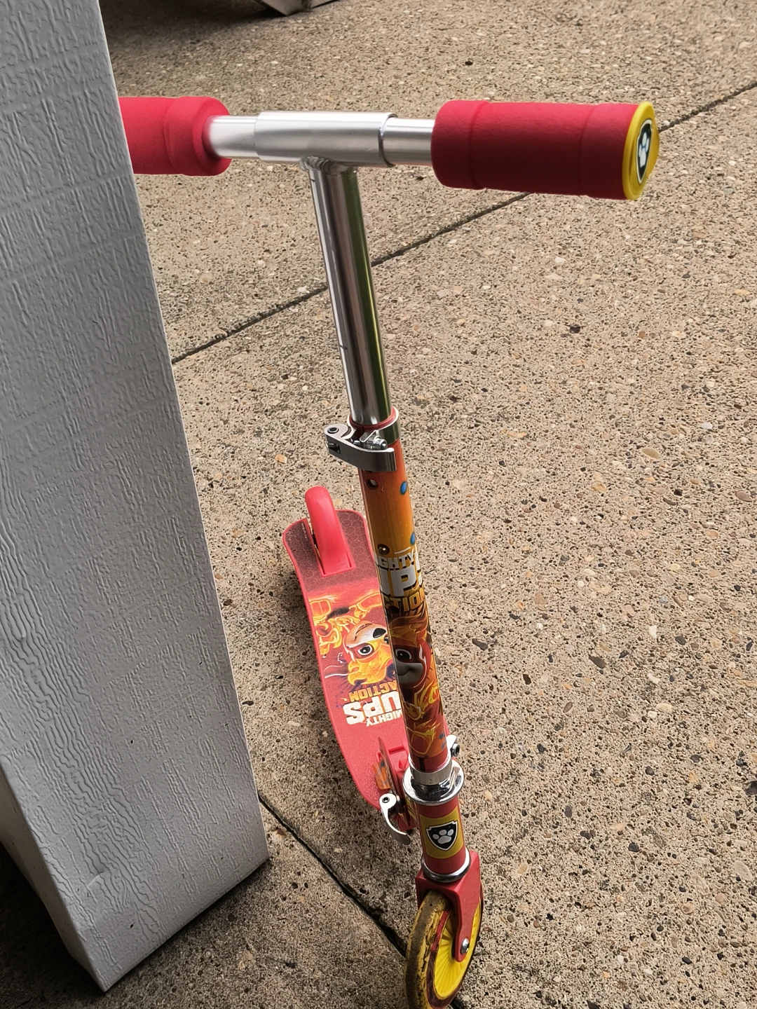 $5.00 Paw Patrol Mighty Pups Kids Kick Scooter
