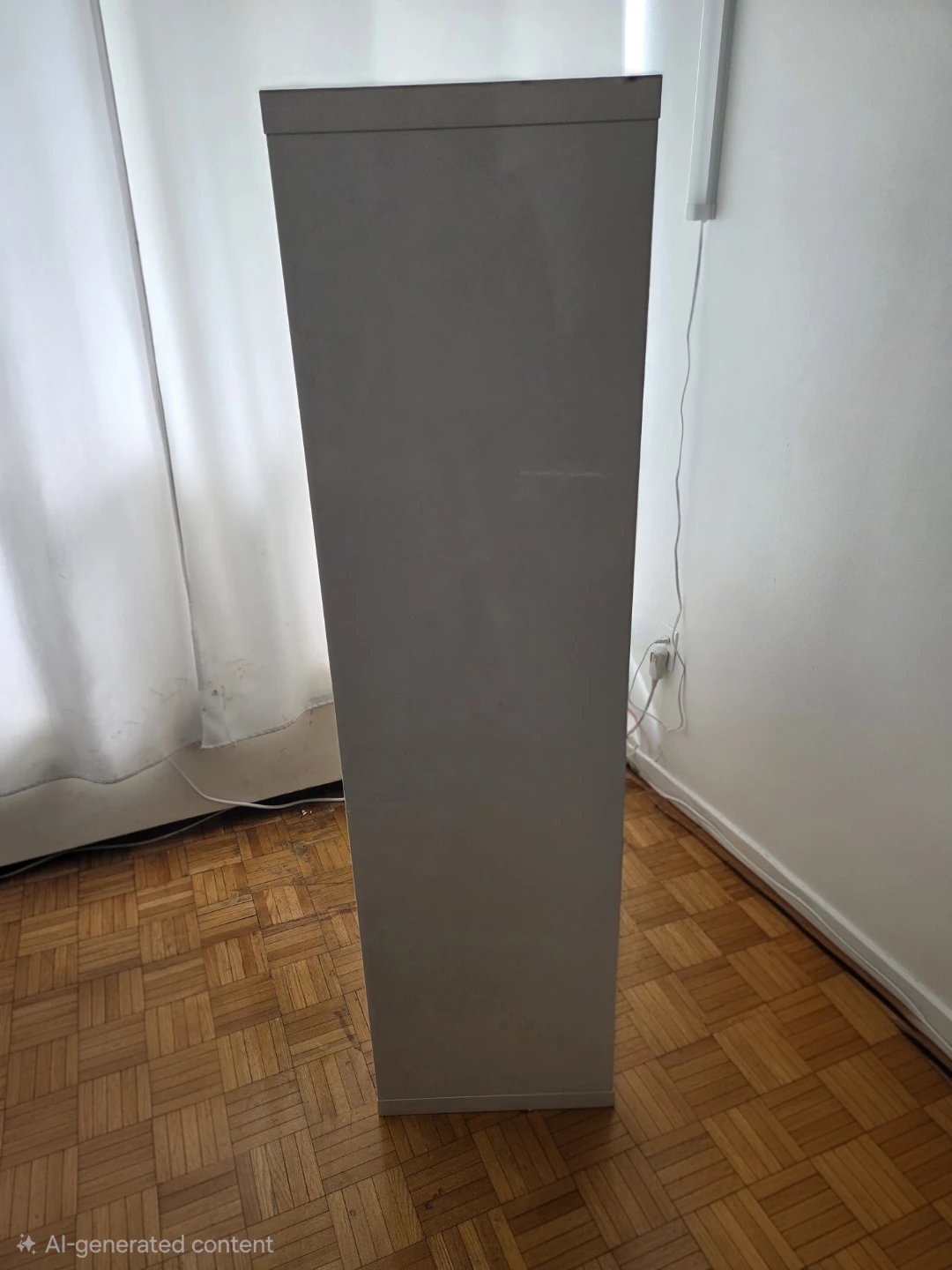 White IKEA KALLAX Cube Storage Shelf with 4 Drawers - photo 3