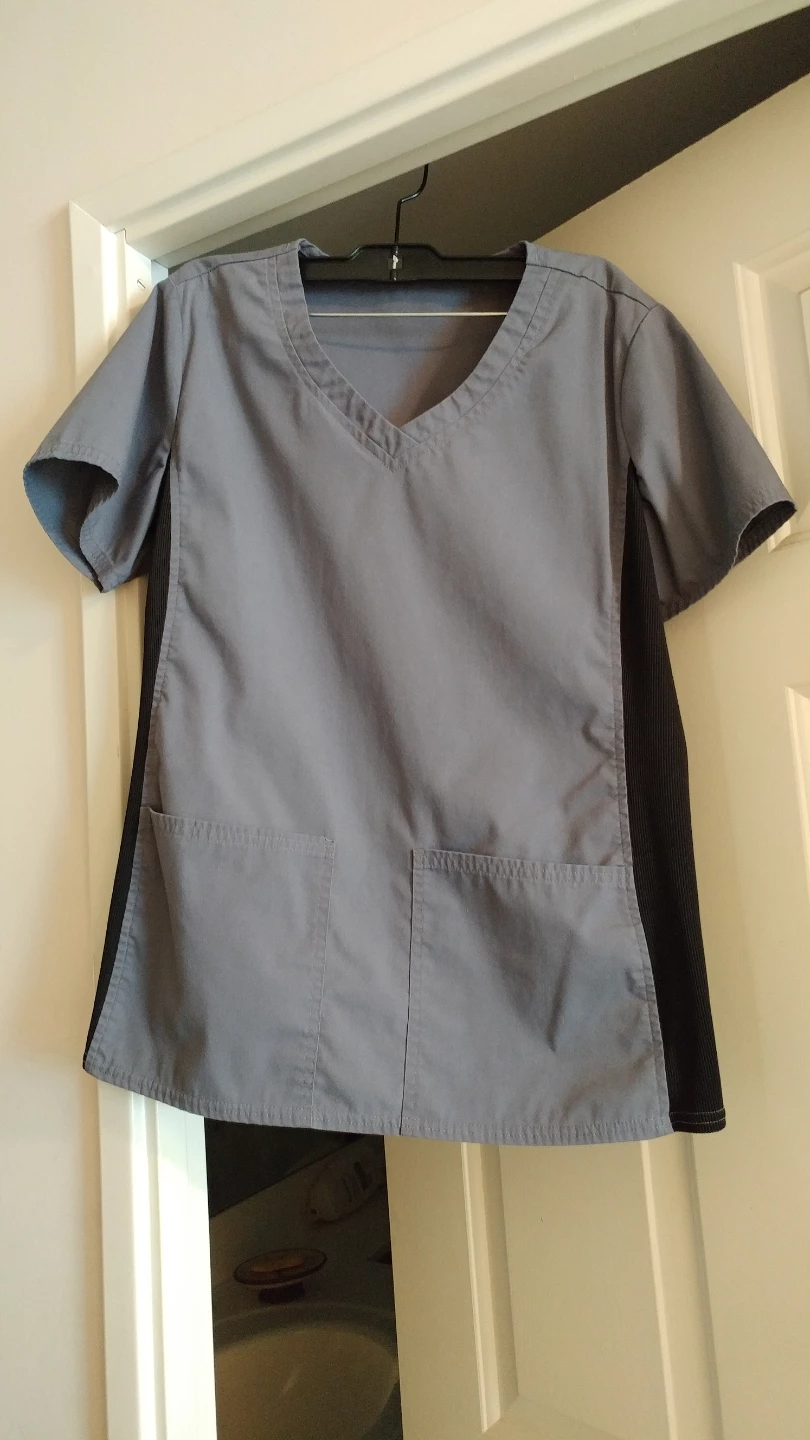 Grey Scrub Top