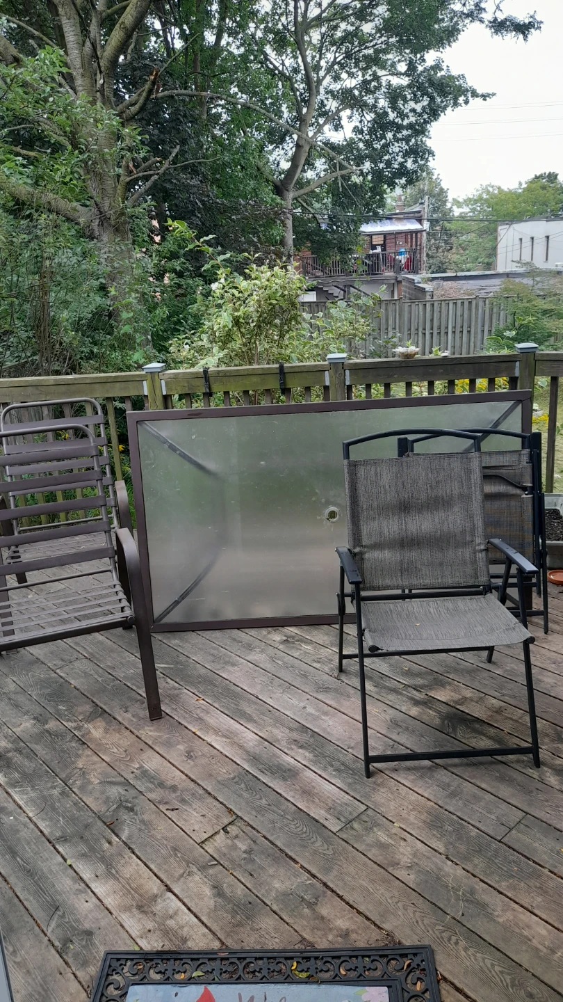 Glass patio table top - photo 3