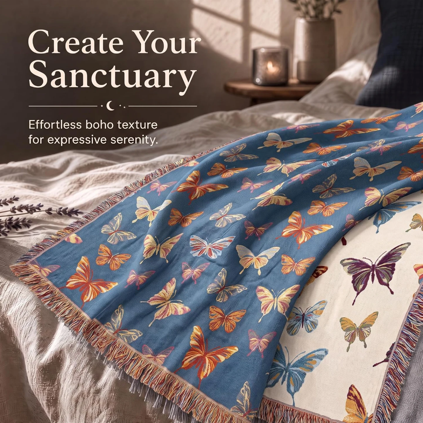 Sleephoria Boho Throw Blanket 50" x 60" - photo 5