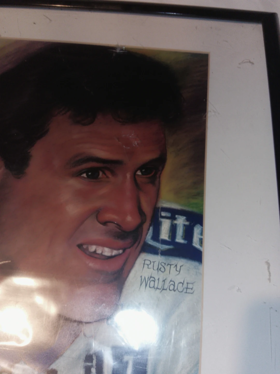 Framed Rusty Wallace Print - photo 3