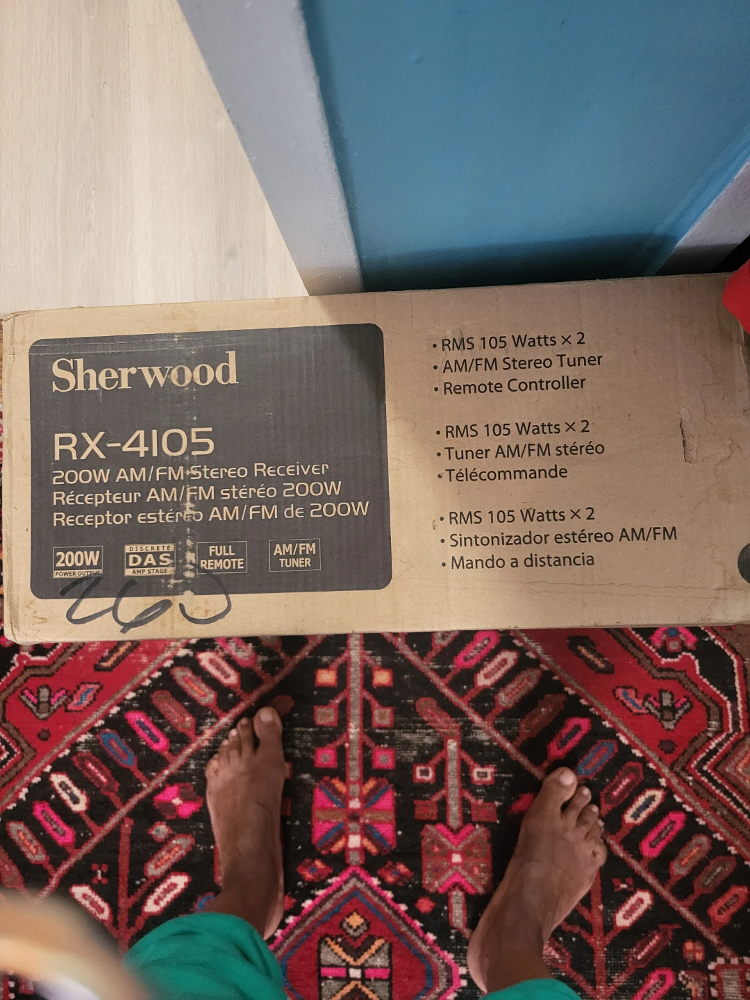 Sherwood RX-4105 200W AM/FM Stereo Receiver