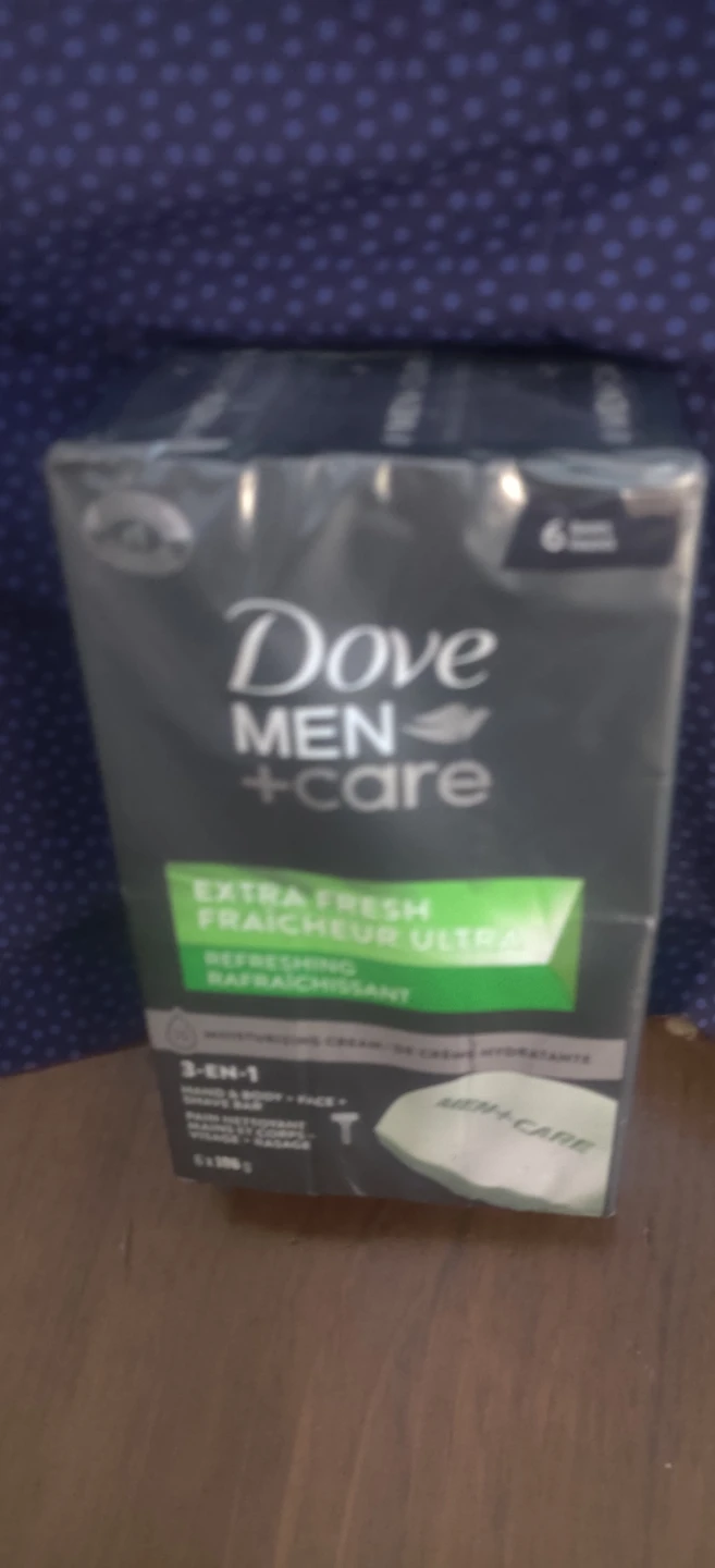 Dove Men+Care Extra Fresh Ultra 6-pack Bar Soap