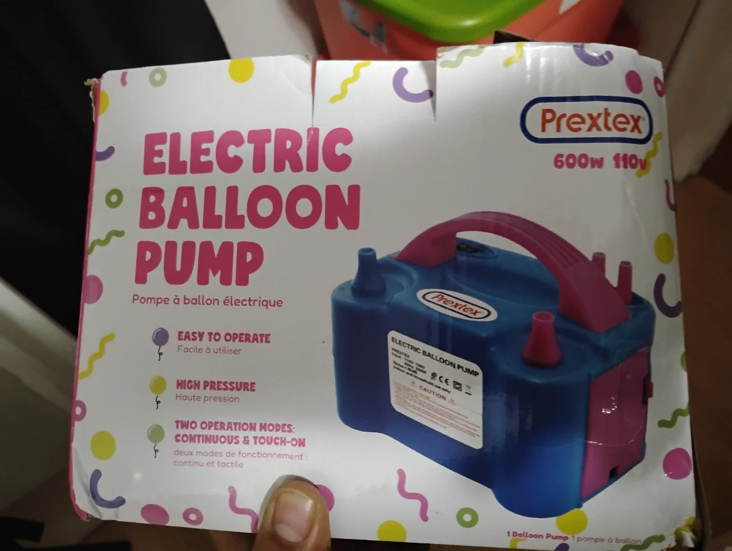 Prextex 600W Electric Balloon Pump (BRAND NEW) - photo 2