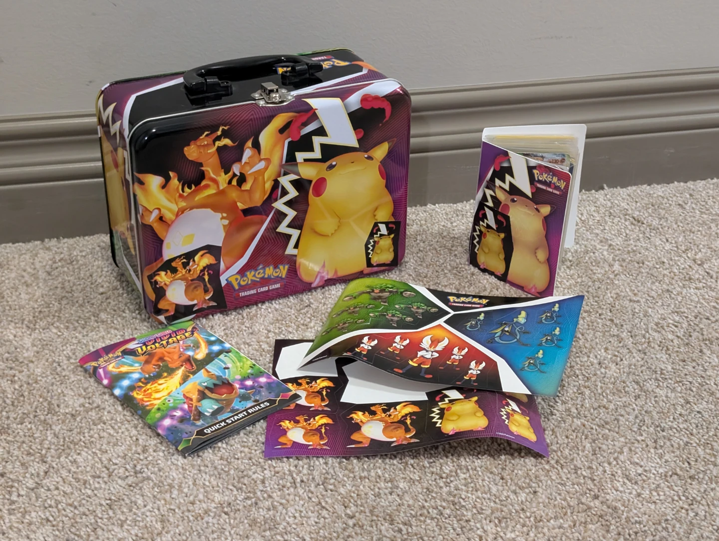 Pokemon Package (Cards, Case, Stickers) - photo 2
