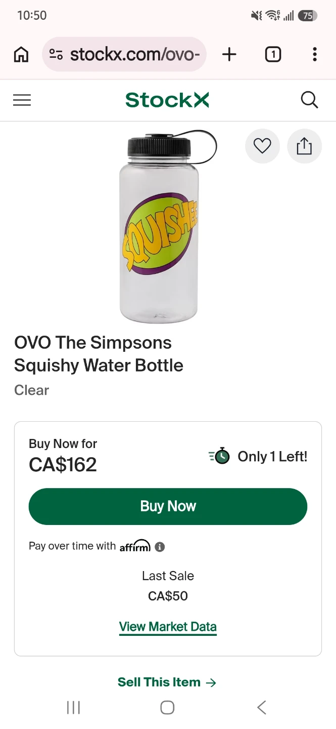 OVO The Simpsons Squishy Water Bottle - photo 3