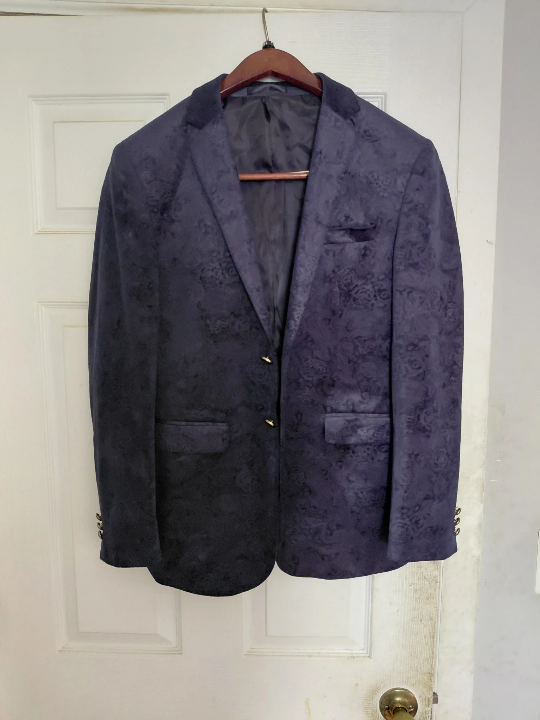 Men's Brocade Blazer - Size 50