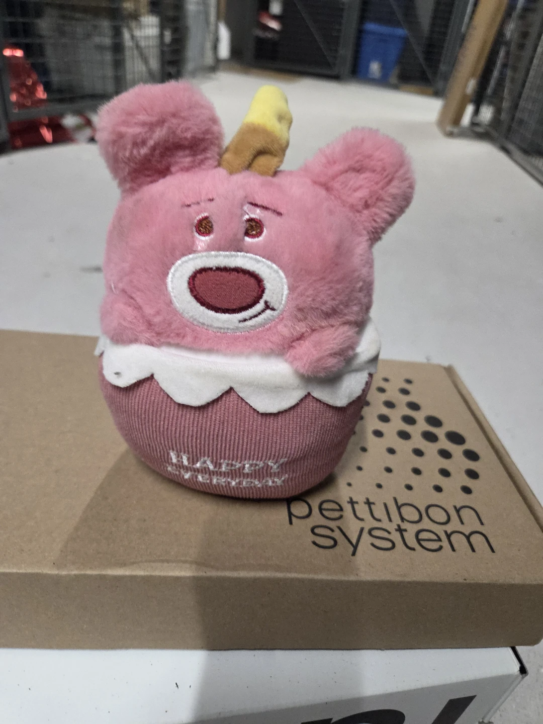 Pink Teddy Bear Cupcake Plush Toy