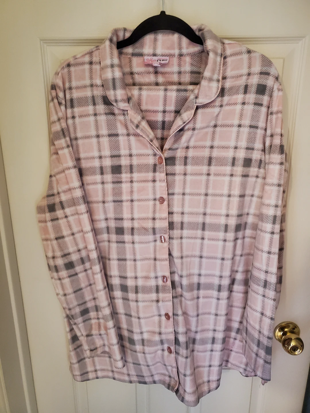 Plus Size Soft Fleece 2 pc. Pyjama Set