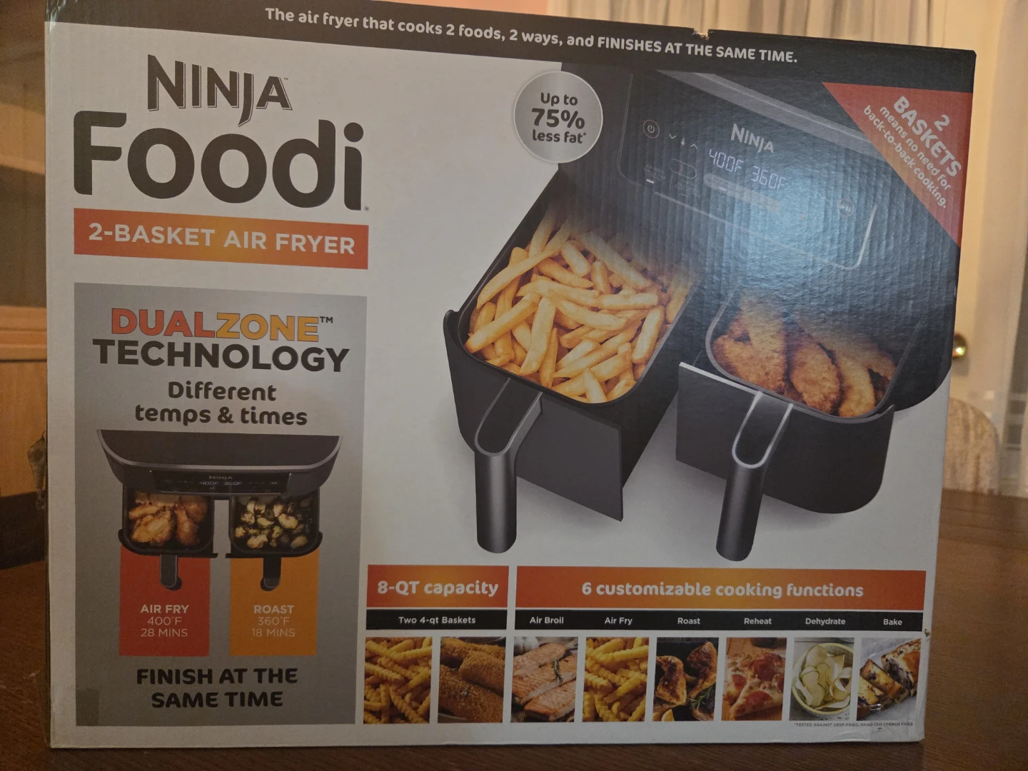 Ninja Foodi 2-Basket Air Fryer - photo 4