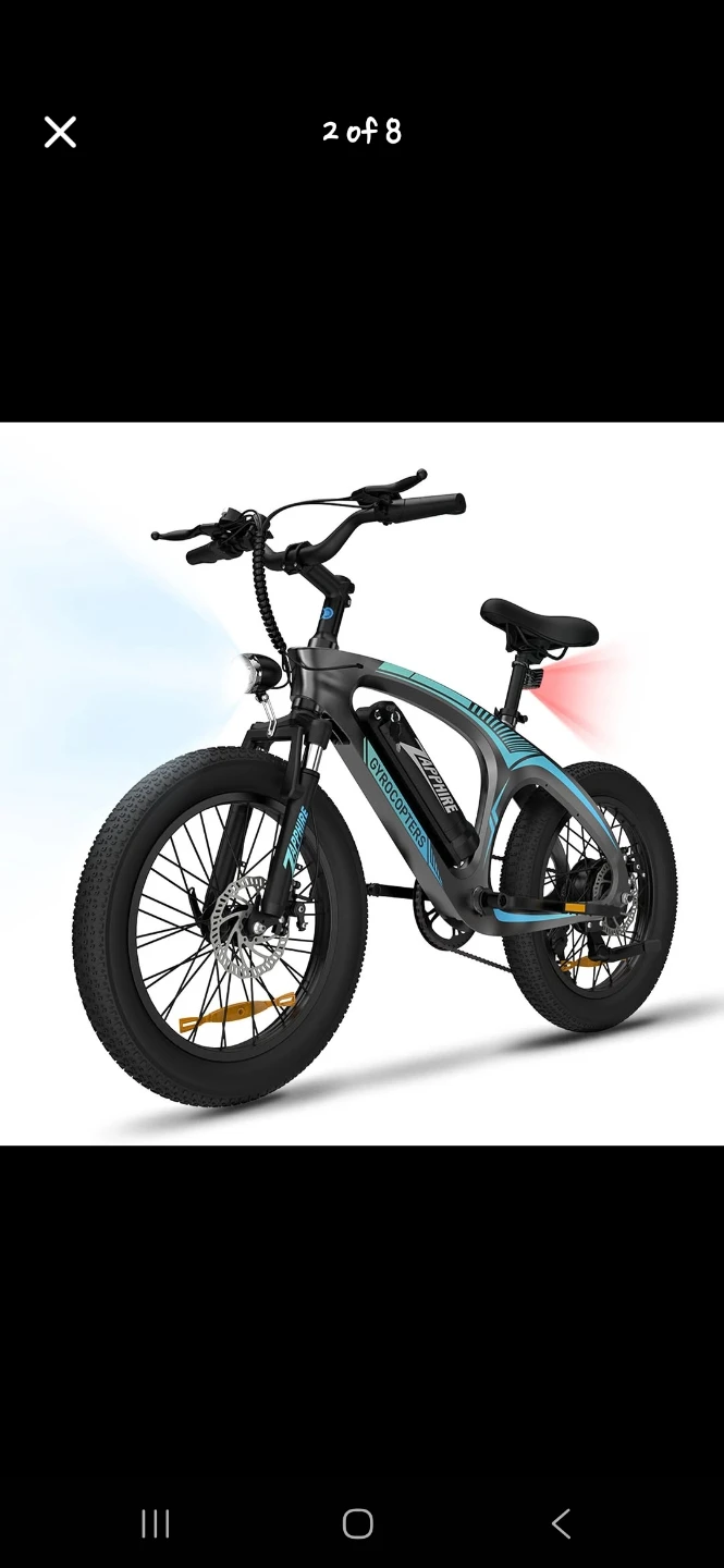 Gyro Coptors Sapphire Fat Tire Electric Bike - photo 5