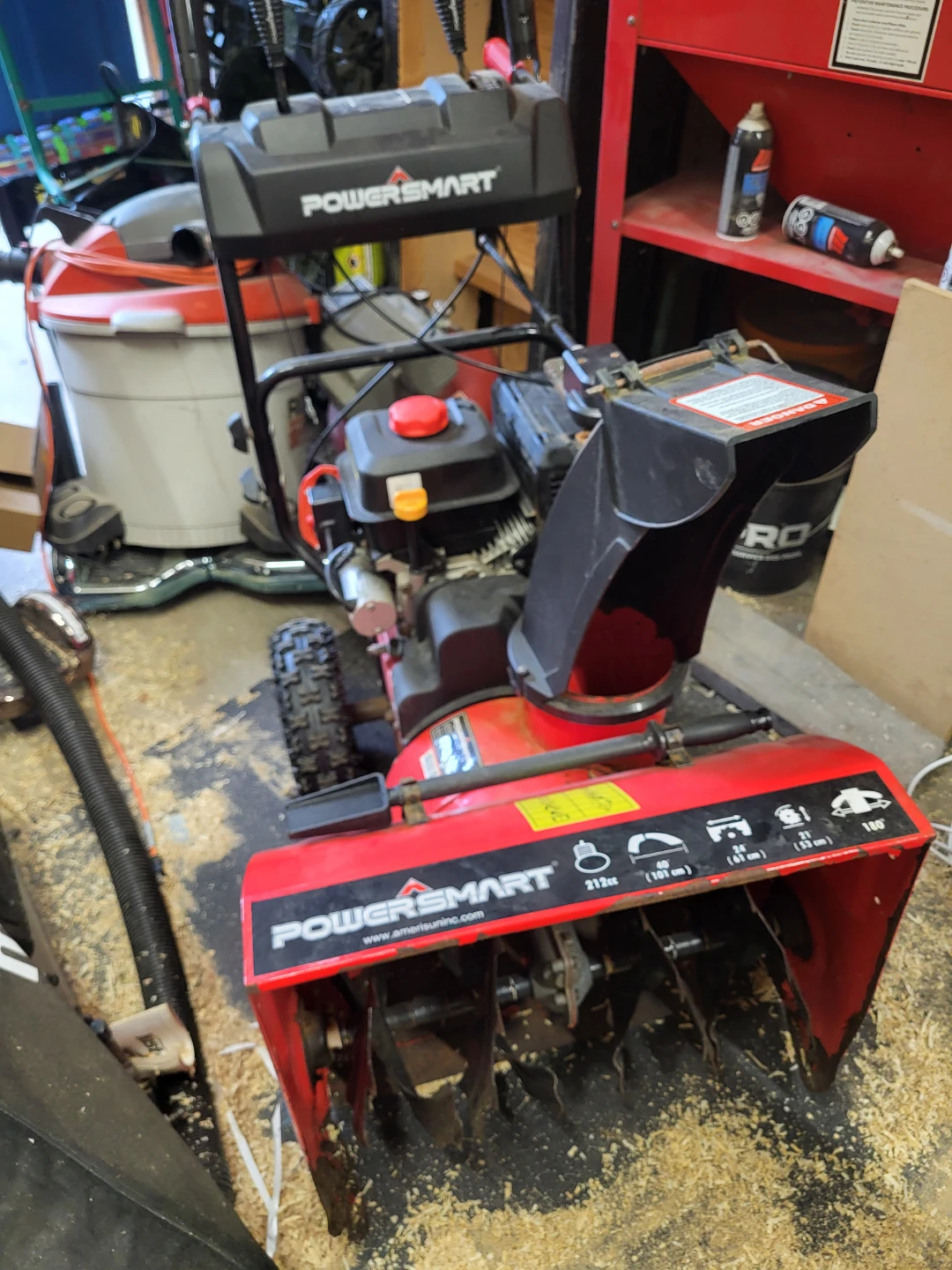 Gas PowerSmart Snowblower with Electric Start