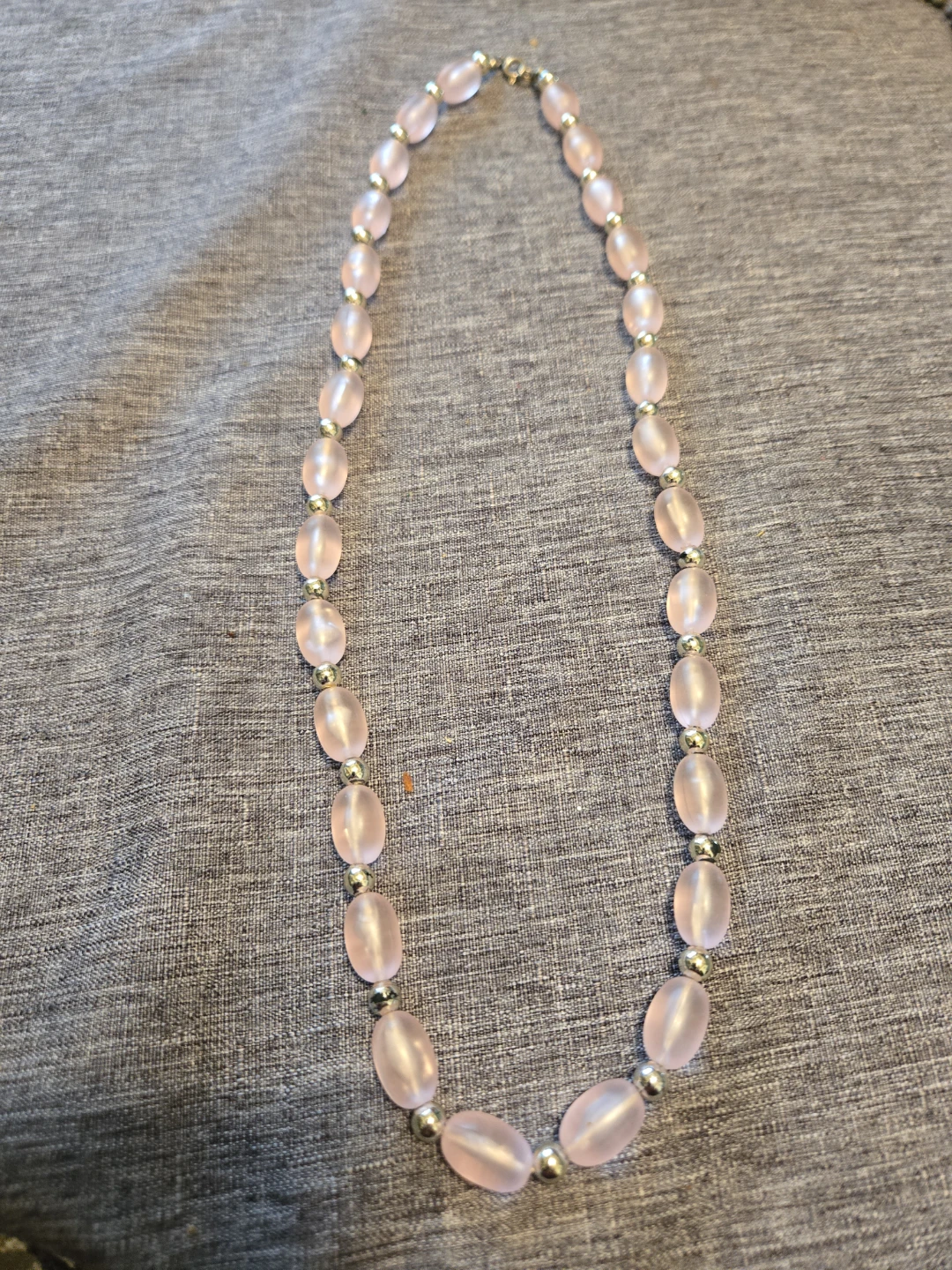 Pink Beaded Necklace