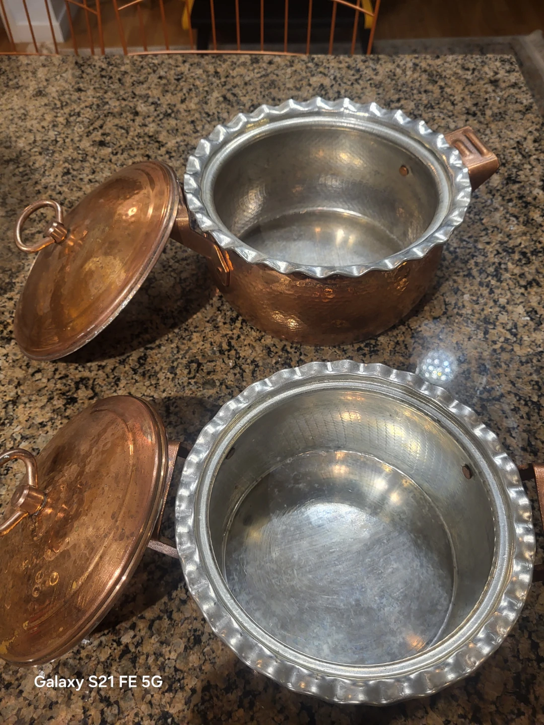 Copper Pots with Lids - photo 4