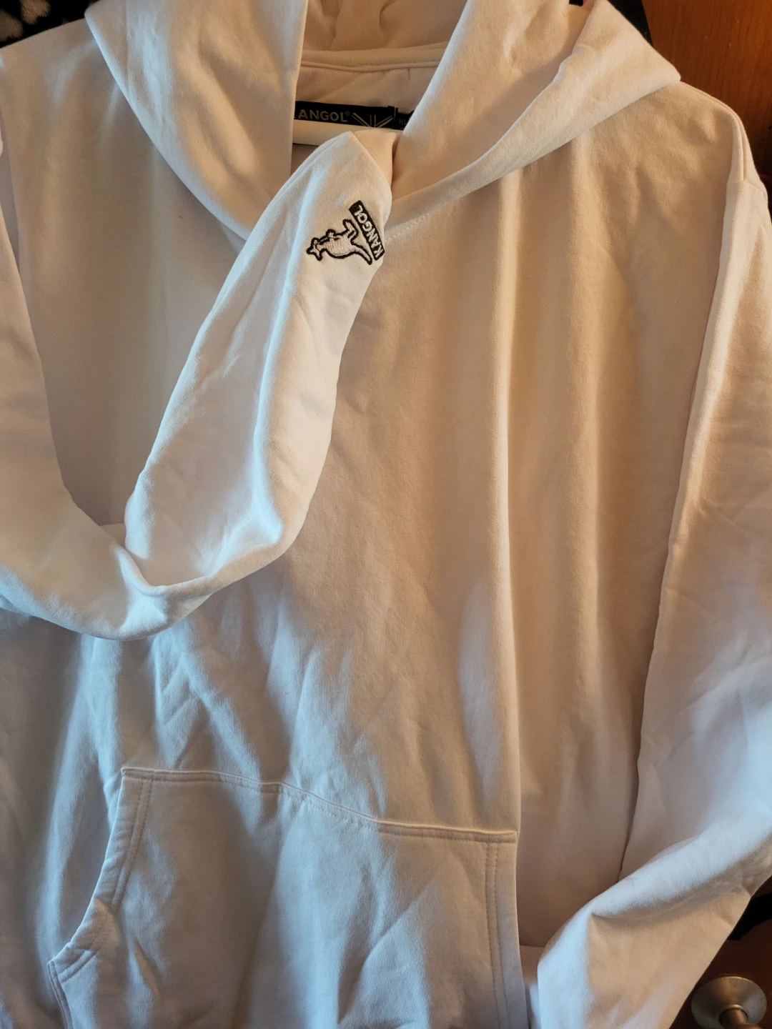 Kangol White Hoodie XL/TG