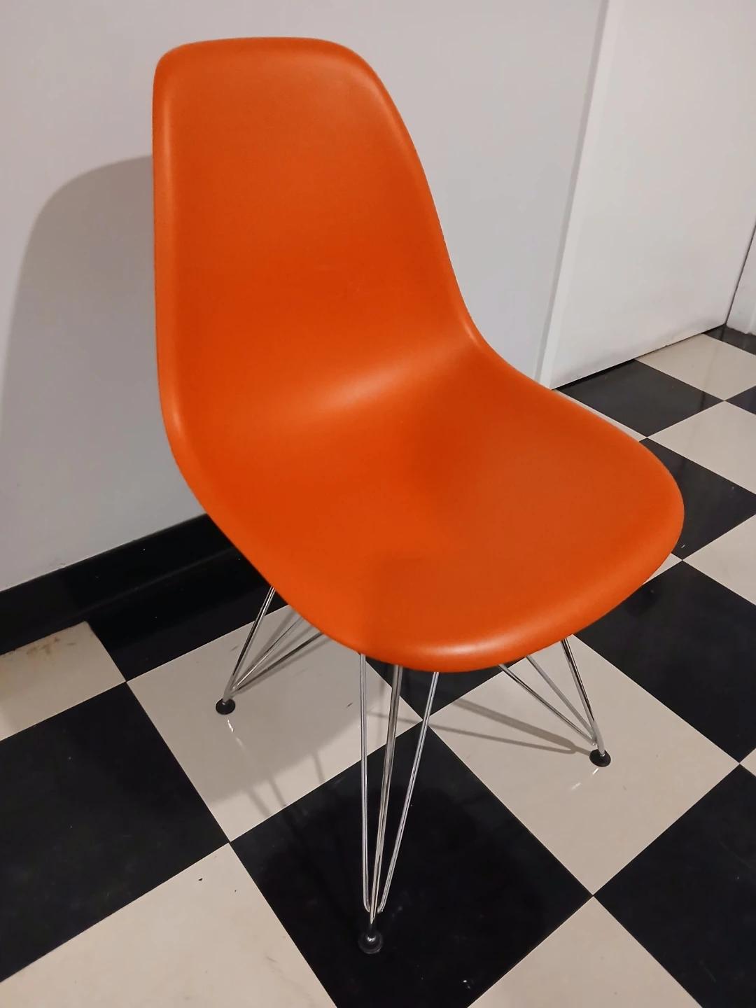 Orange Shell Chair