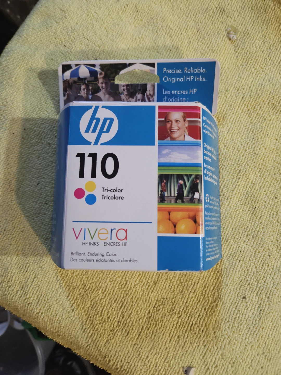HP 110 Tri-color Original Ink Cartridge - photo 2
