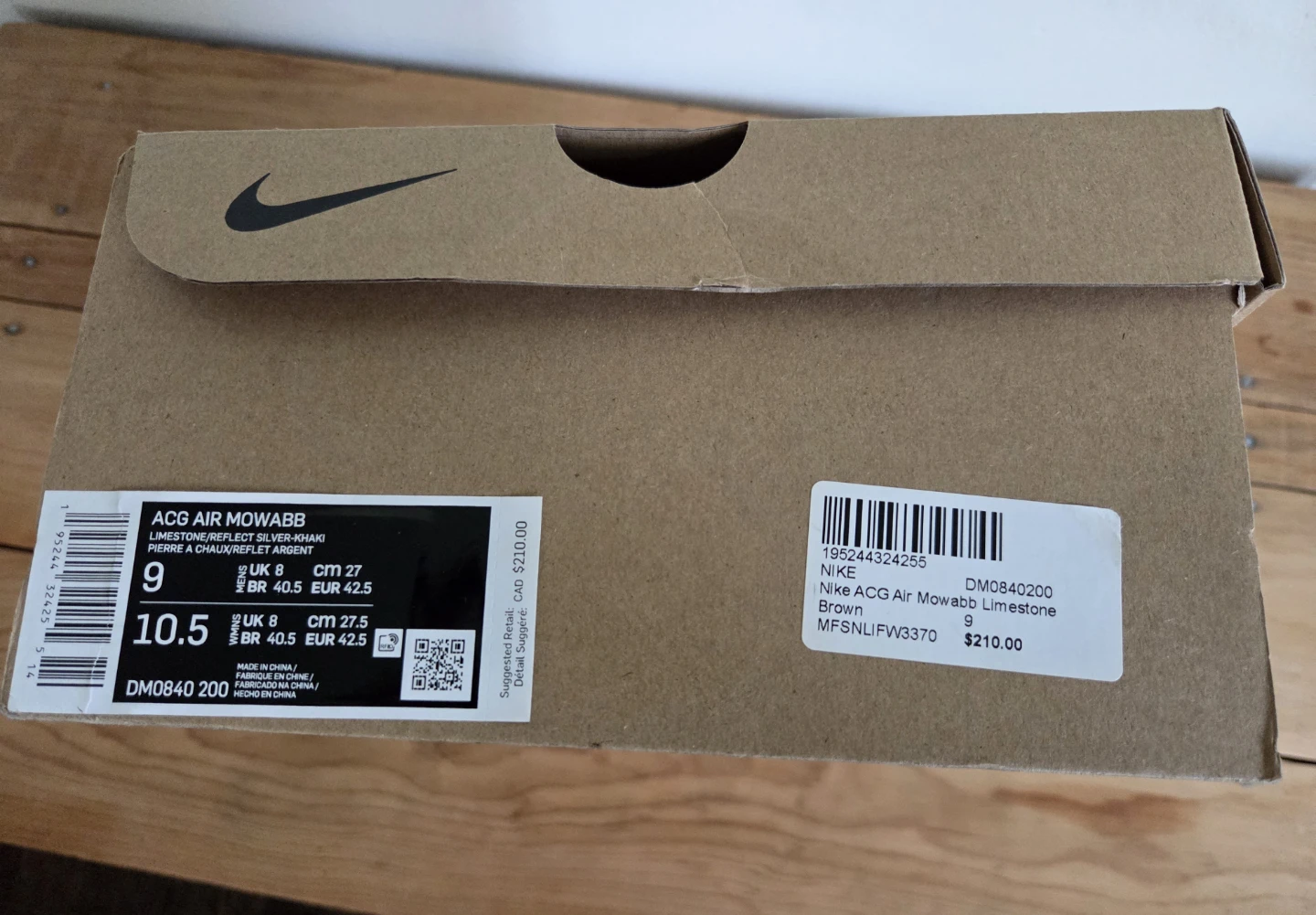 Nike ACG Air Mowabb Sneakers - Men's Size 9 - photo 2