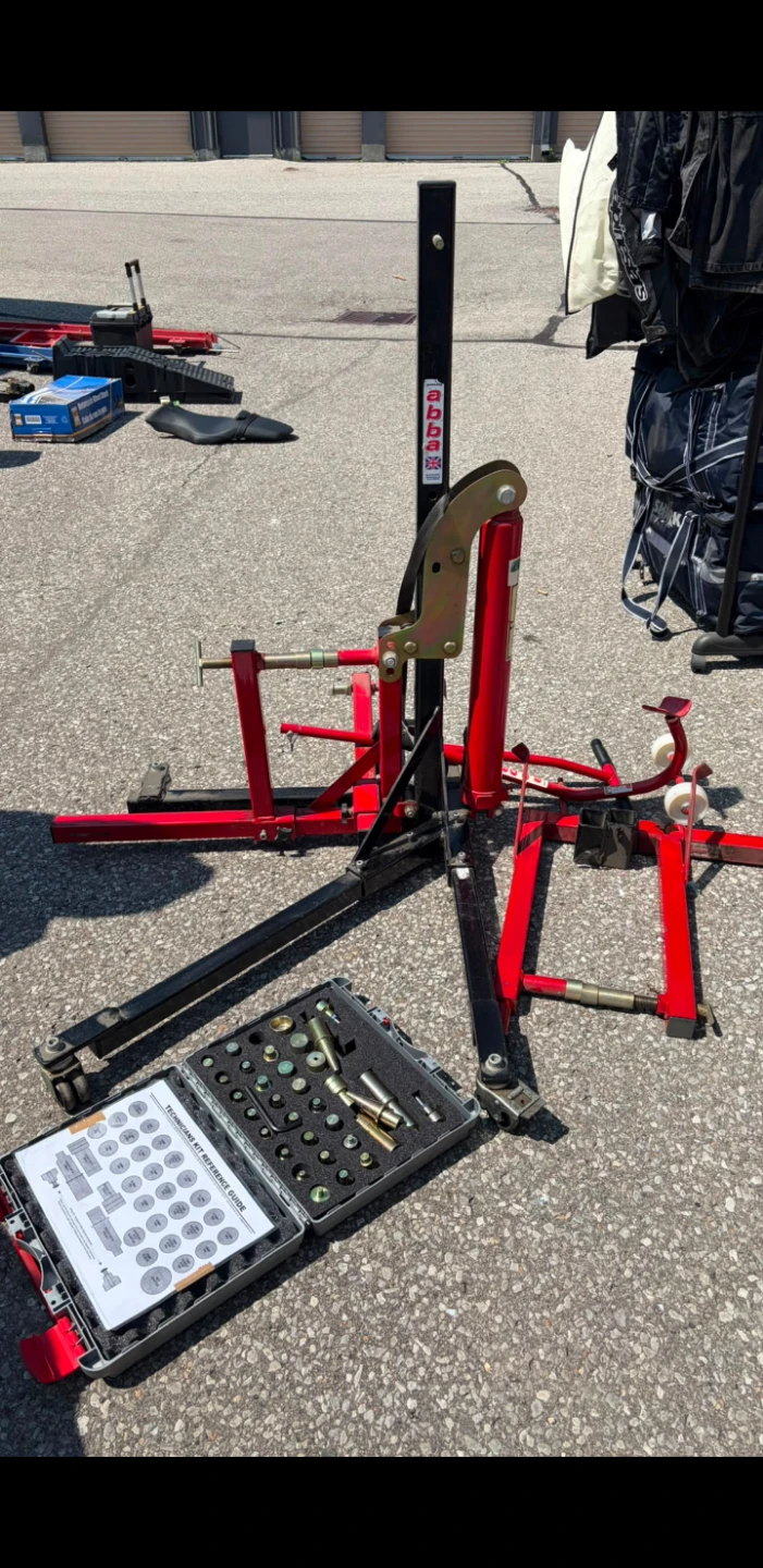 Motorcycle Tire Changer with Tool Kit