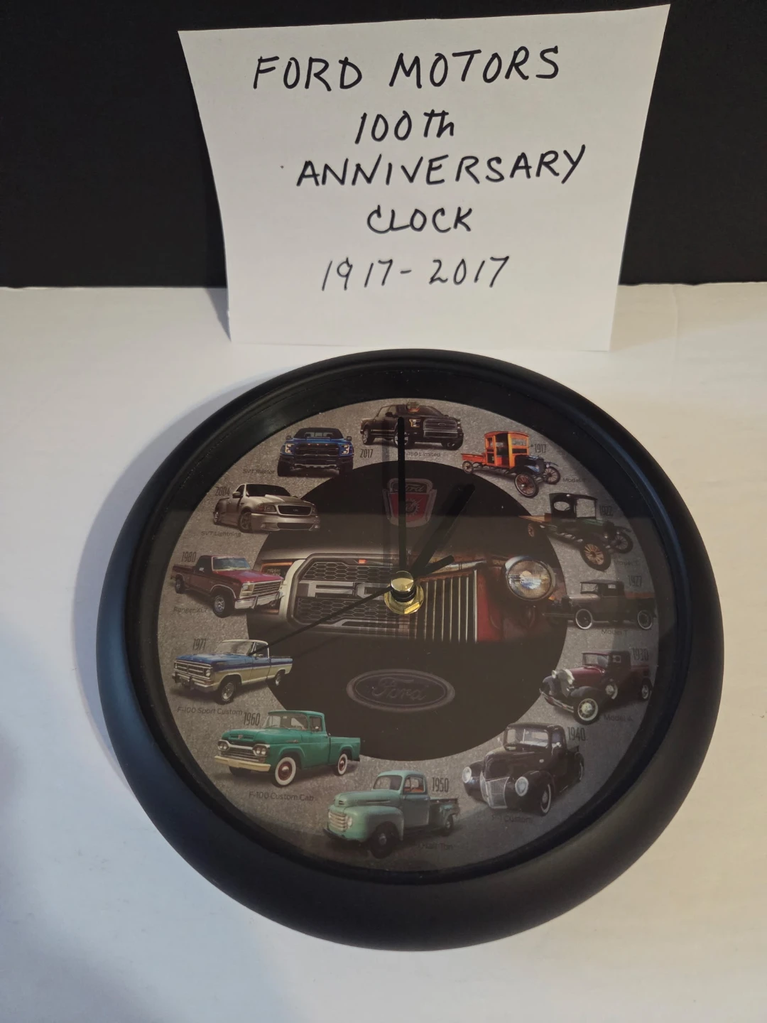 Ford Motors 100th Anniversary Clock 1917-2017