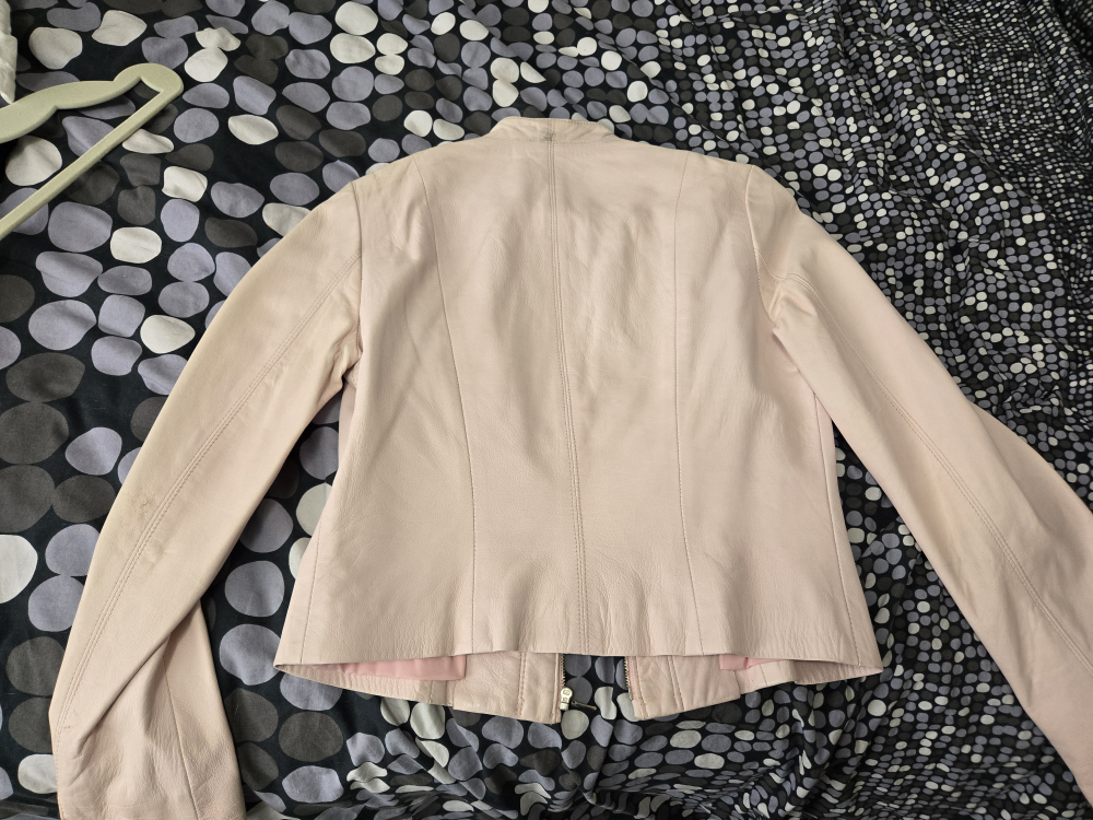 Danier Italian Leather Jacket Pink S/P - photo 2