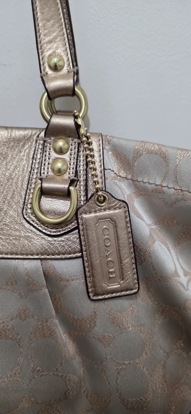 Coach Ashley Signature Lurex Carryall Satchel (F15807) - photo 3