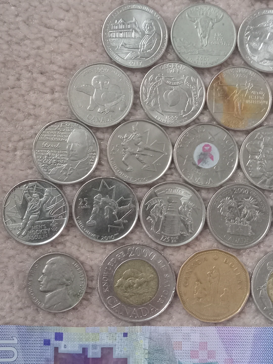 Assorted Canadian & USA Coins - photo 2