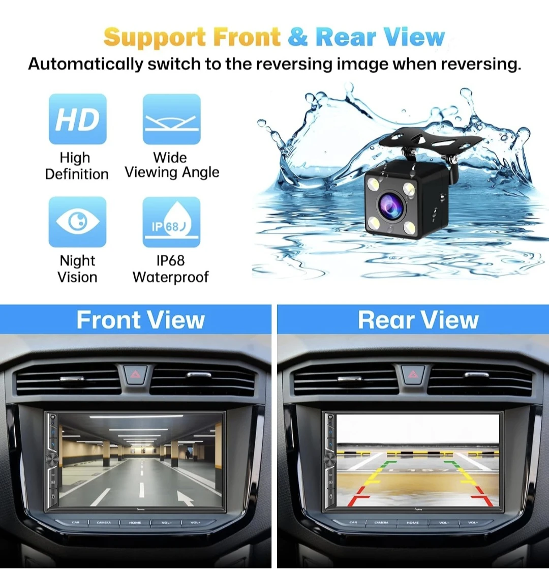 Joyringin Wireless Car Stereo with Apple CarPlay & Android Auto - photo 4
