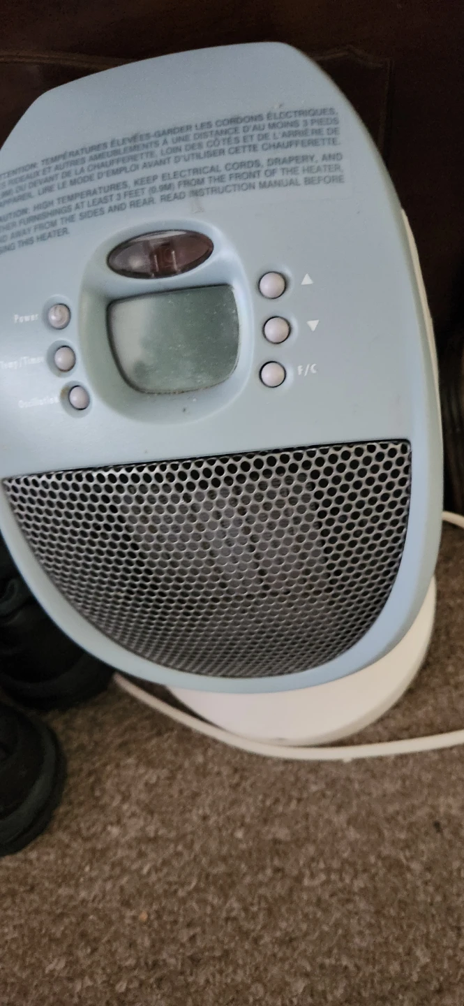 Light Blue Portable Heater