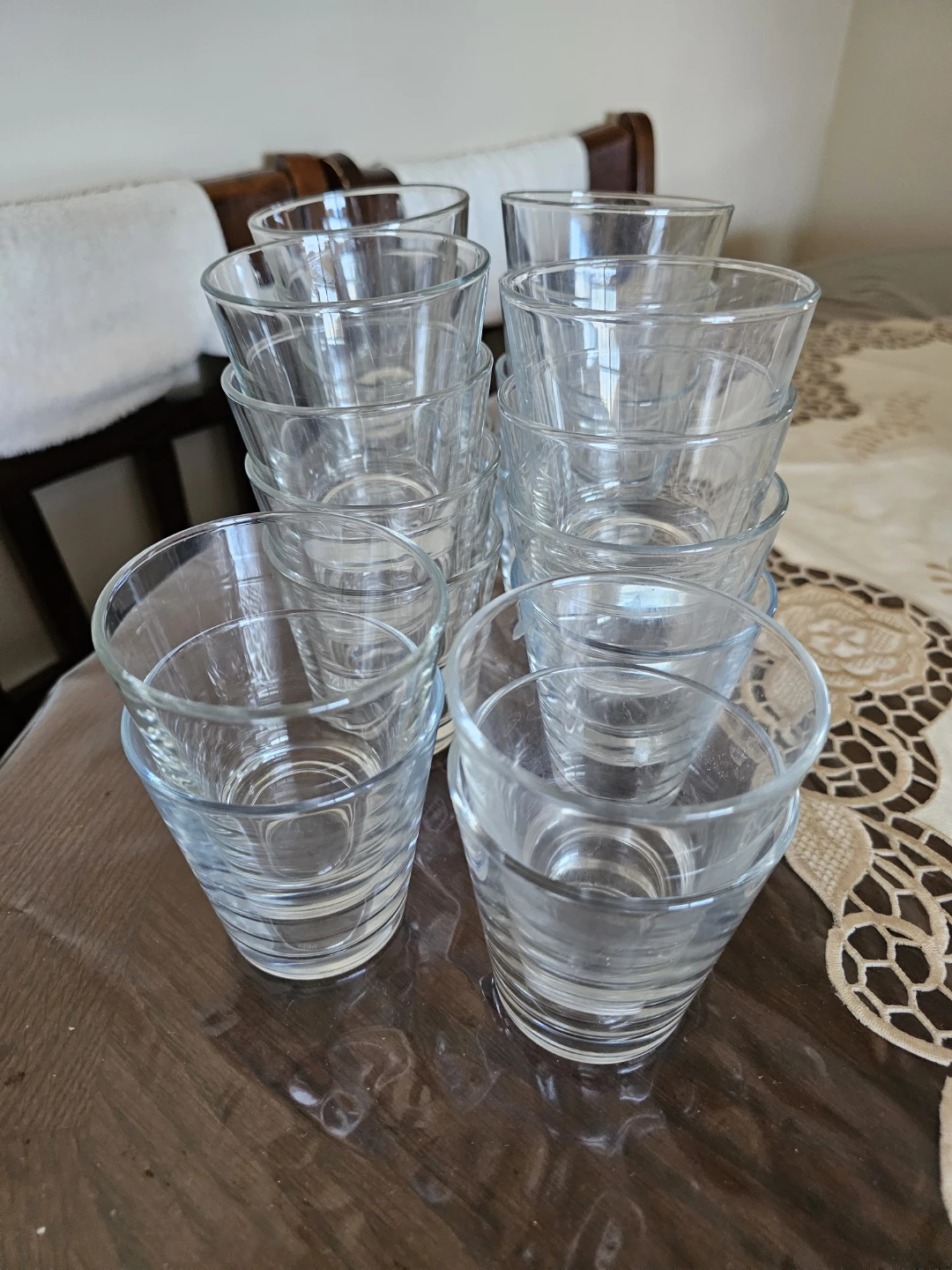 Cute (Set of 20 ) Small Clear Glass Juice/Shot Glasses