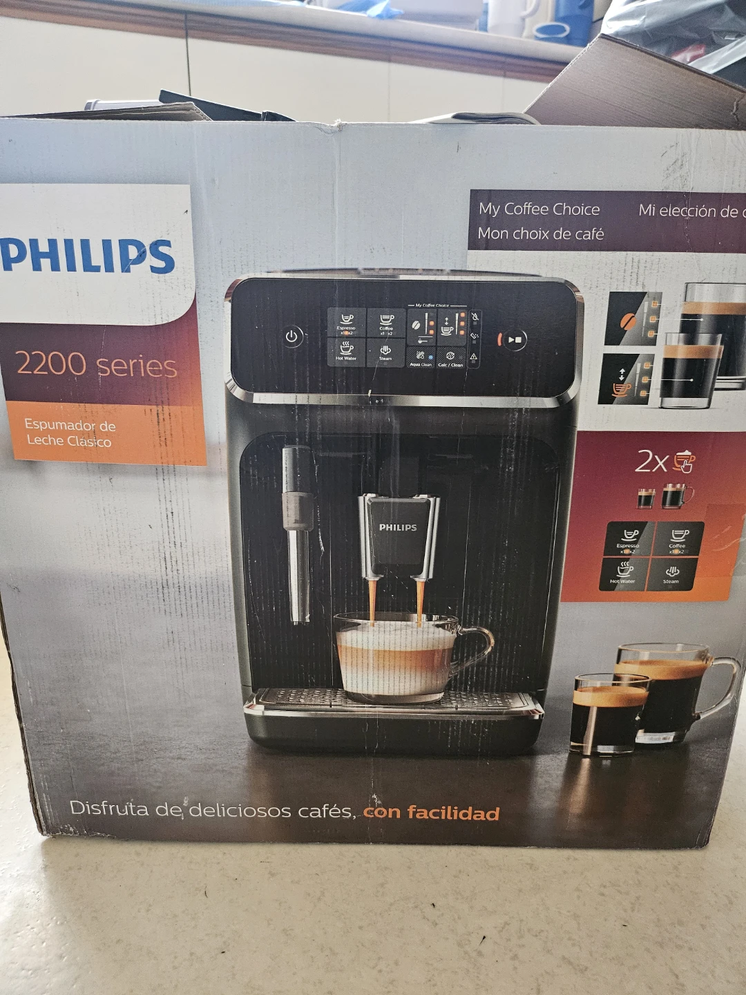 Philips 2200 Series Fully Automatic Espresso Machine