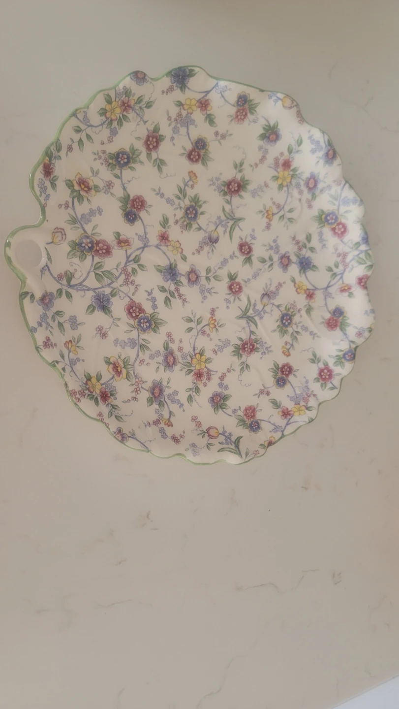 Vintage Floral Serving Tray Set - photo 2