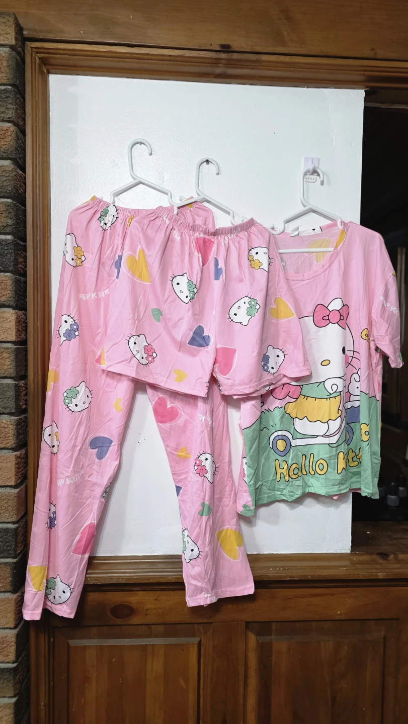 4-Piece Pajama Set - Hello Kitty, Cinnamoroll, Bears & Bunnies - photo 2