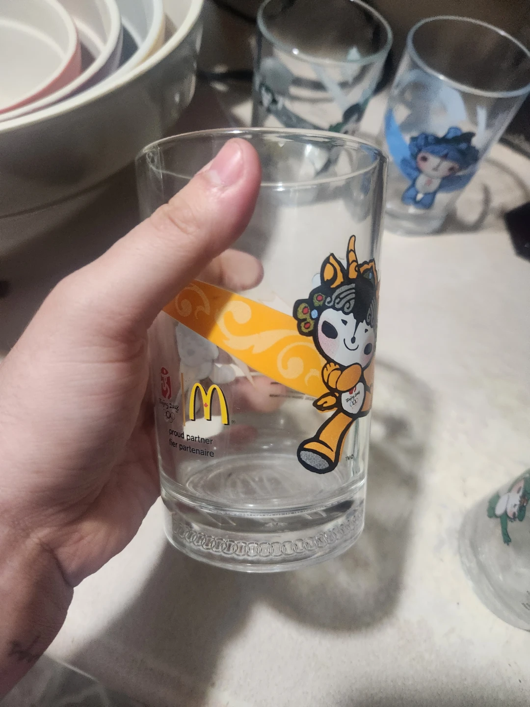 2008 McDonald's Olympics drinking glasses, full set - photo 3