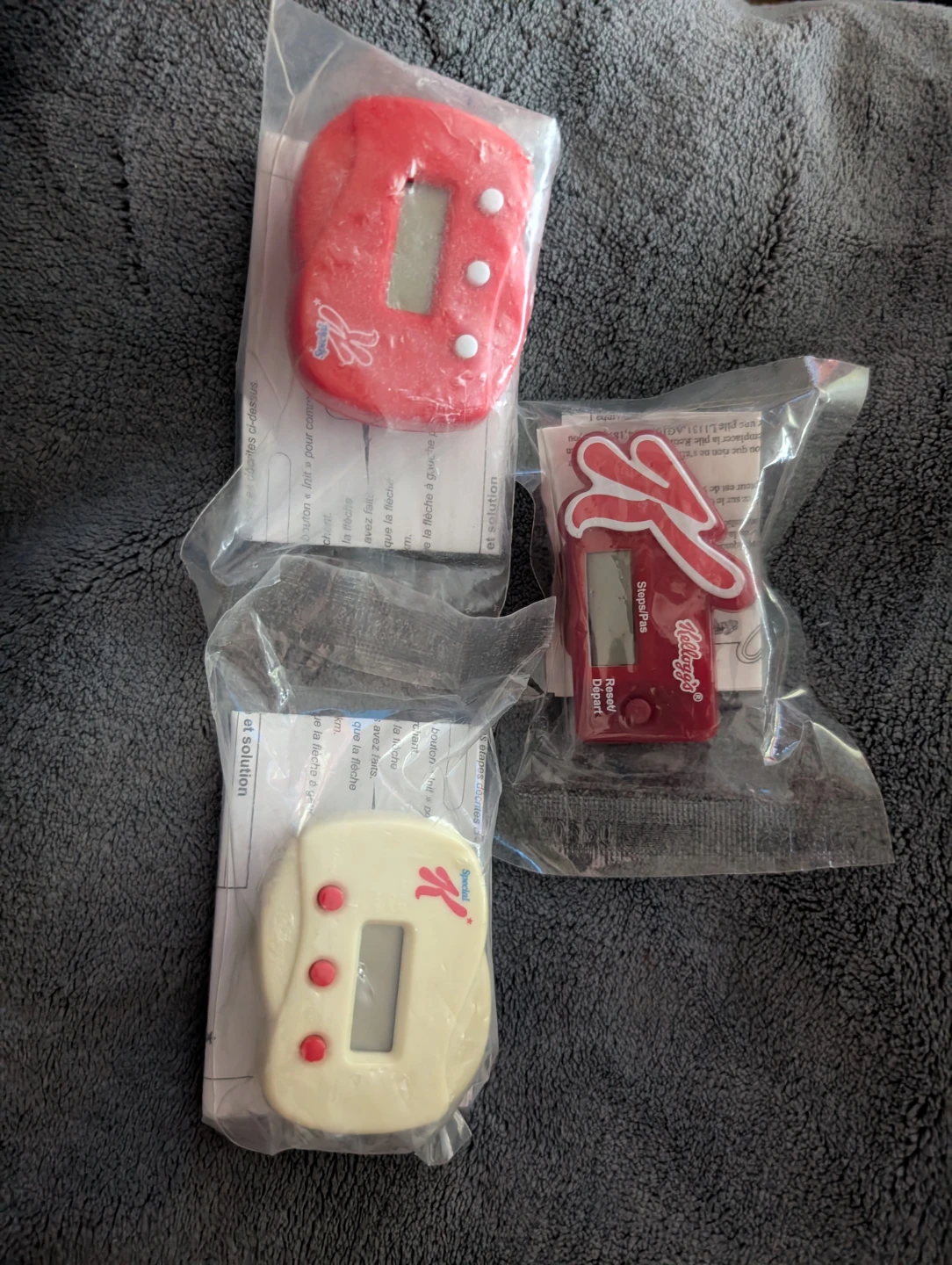Vintage Kellogg’s Special K Pedometers – Lot of 3
