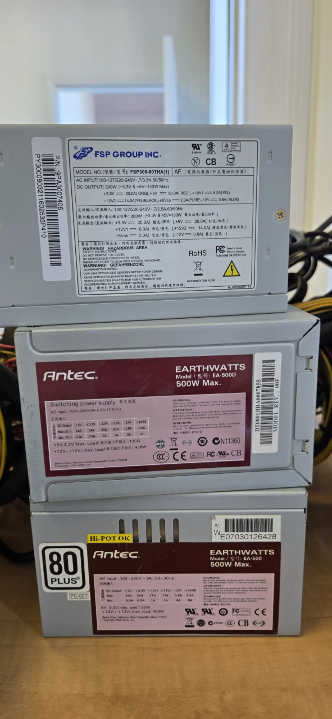Lot of Mixed PC Power Supply Units. - photo 2
